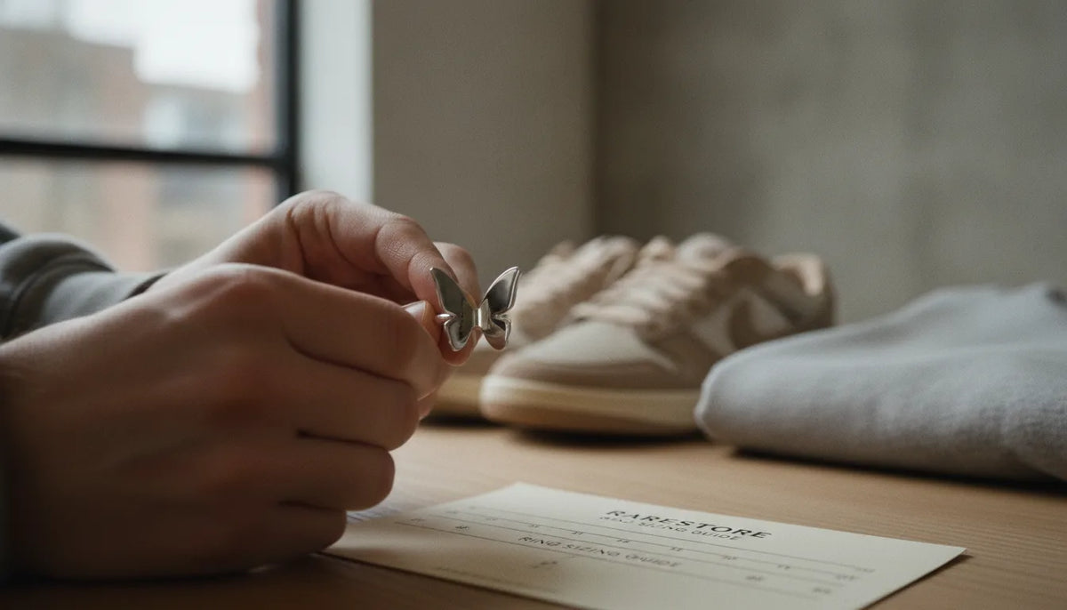 How do I size an open butterfly ring?