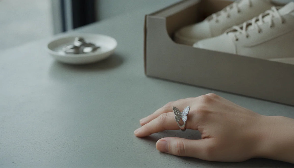 What is the cost of an open butterfly ring?