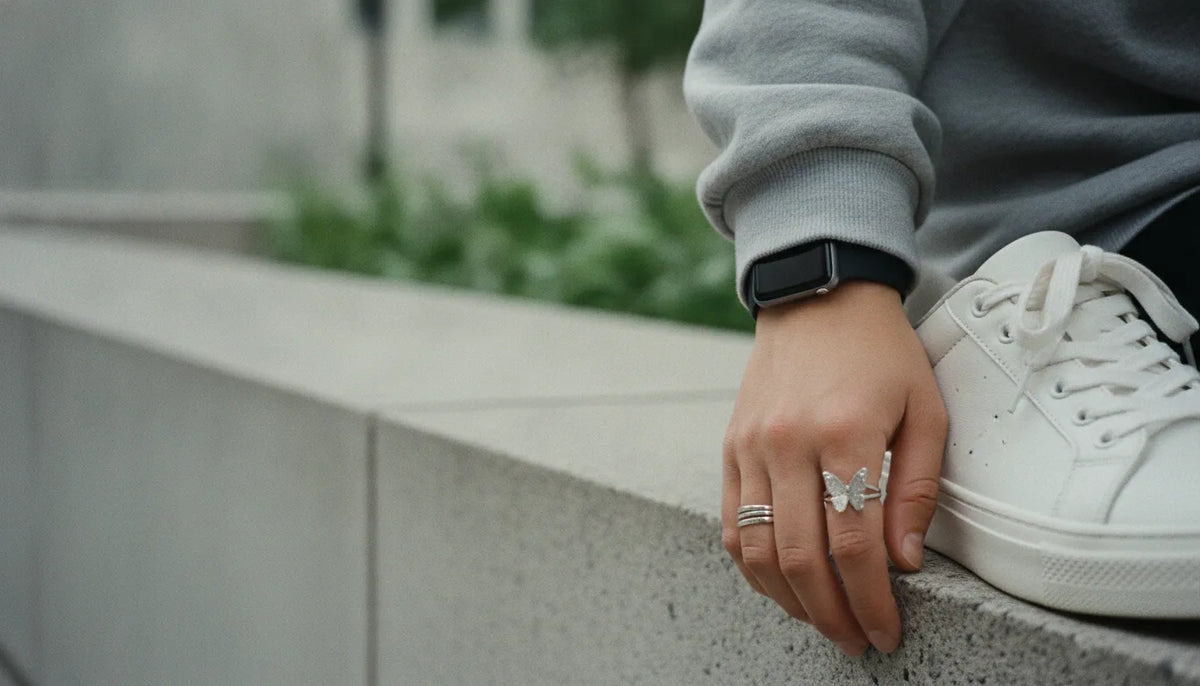Open butterfly ring meaning?