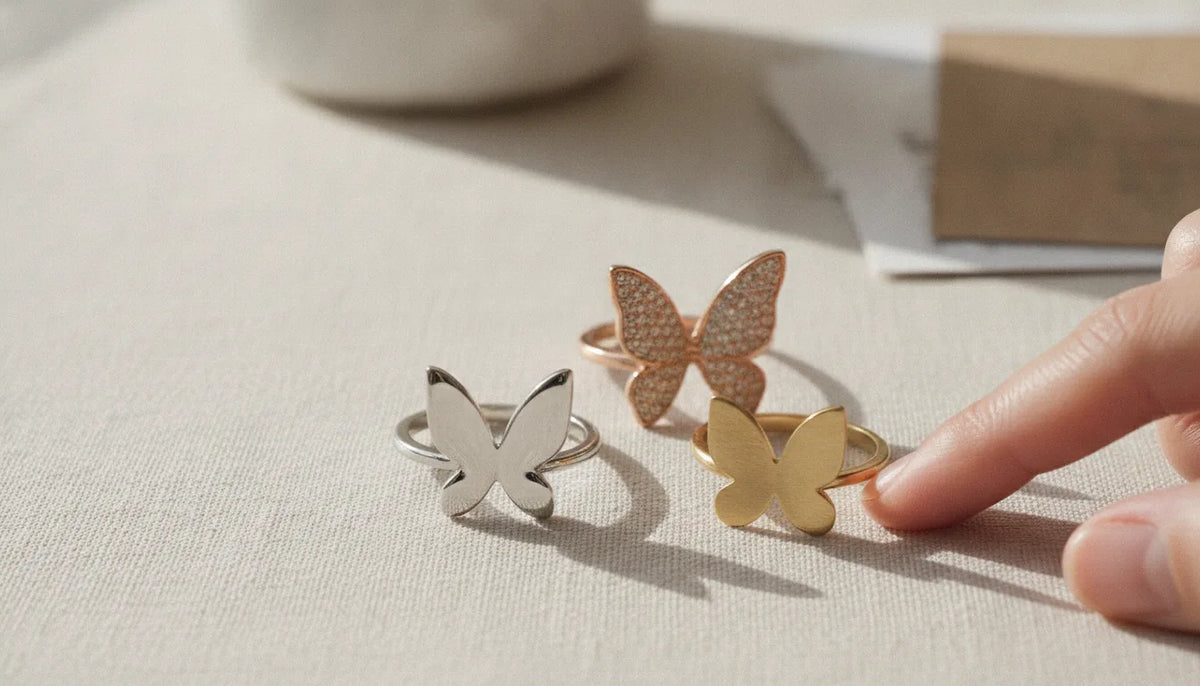 Which brands make the best open butterfly rings?