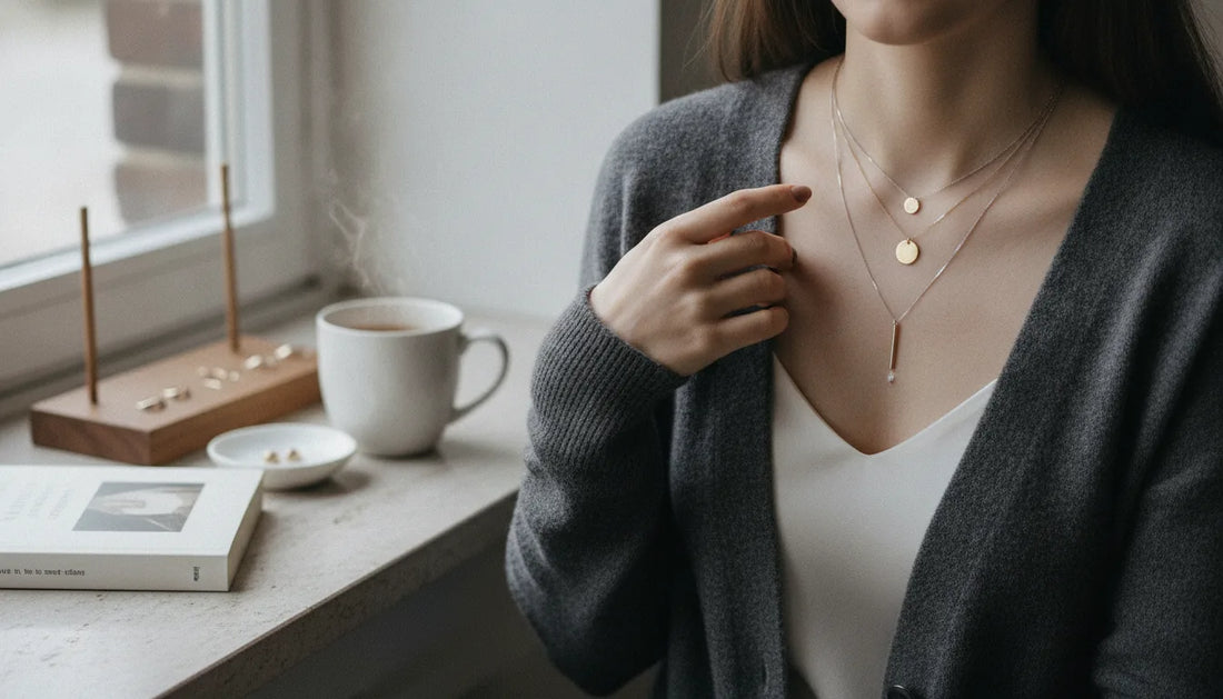 Tips for layering minimalist jewelry without tangling?
