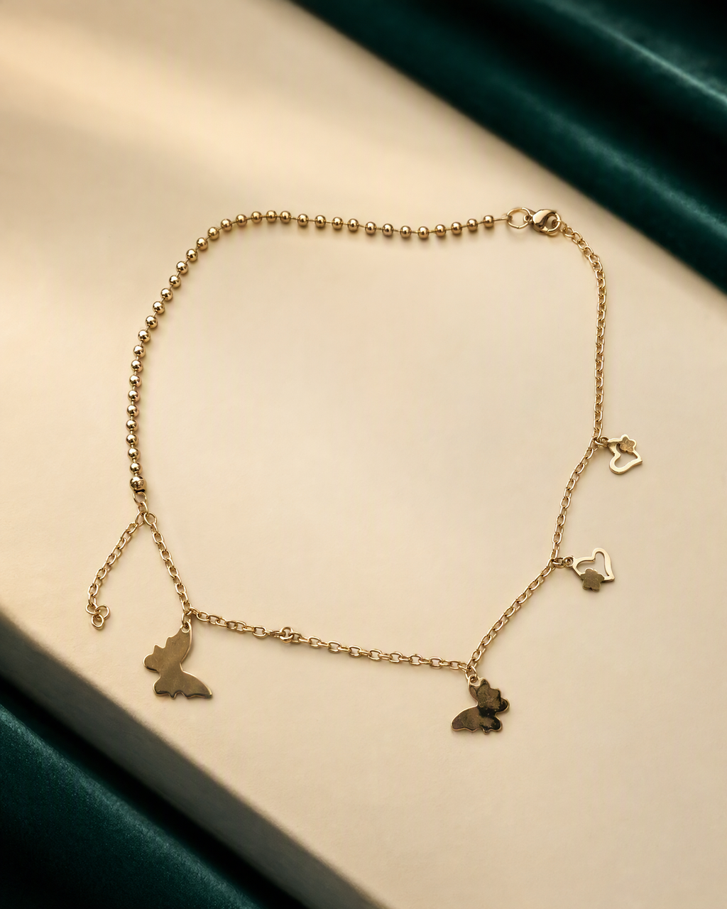 Charm chain necklace product view