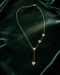Heart Y necklace product view