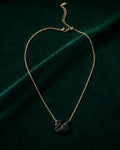 Black Swan Pave Pendant Necklace by RARE