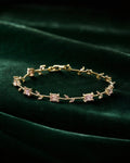 Blush Crystal Vine Bracelet by RARE