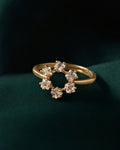 Crystal Halo Circle Ring by RARE