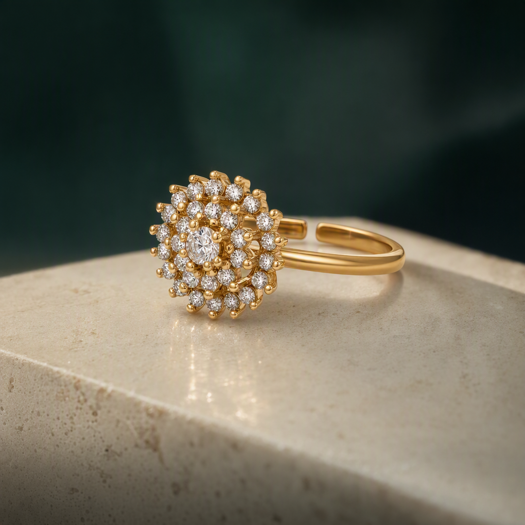 Round cluster ring product view